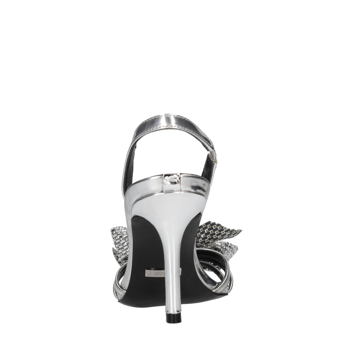Sandali in ecopelle e strass 