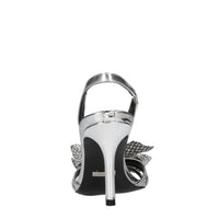 Sandali in ecopelle e strass 