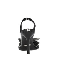 Sandali in ecopelle e strass 