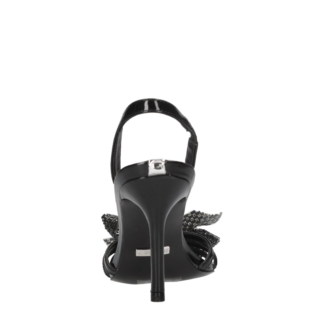 Sandali in ecopelle e strass 