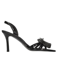 Sandali in ecopelle e strass 