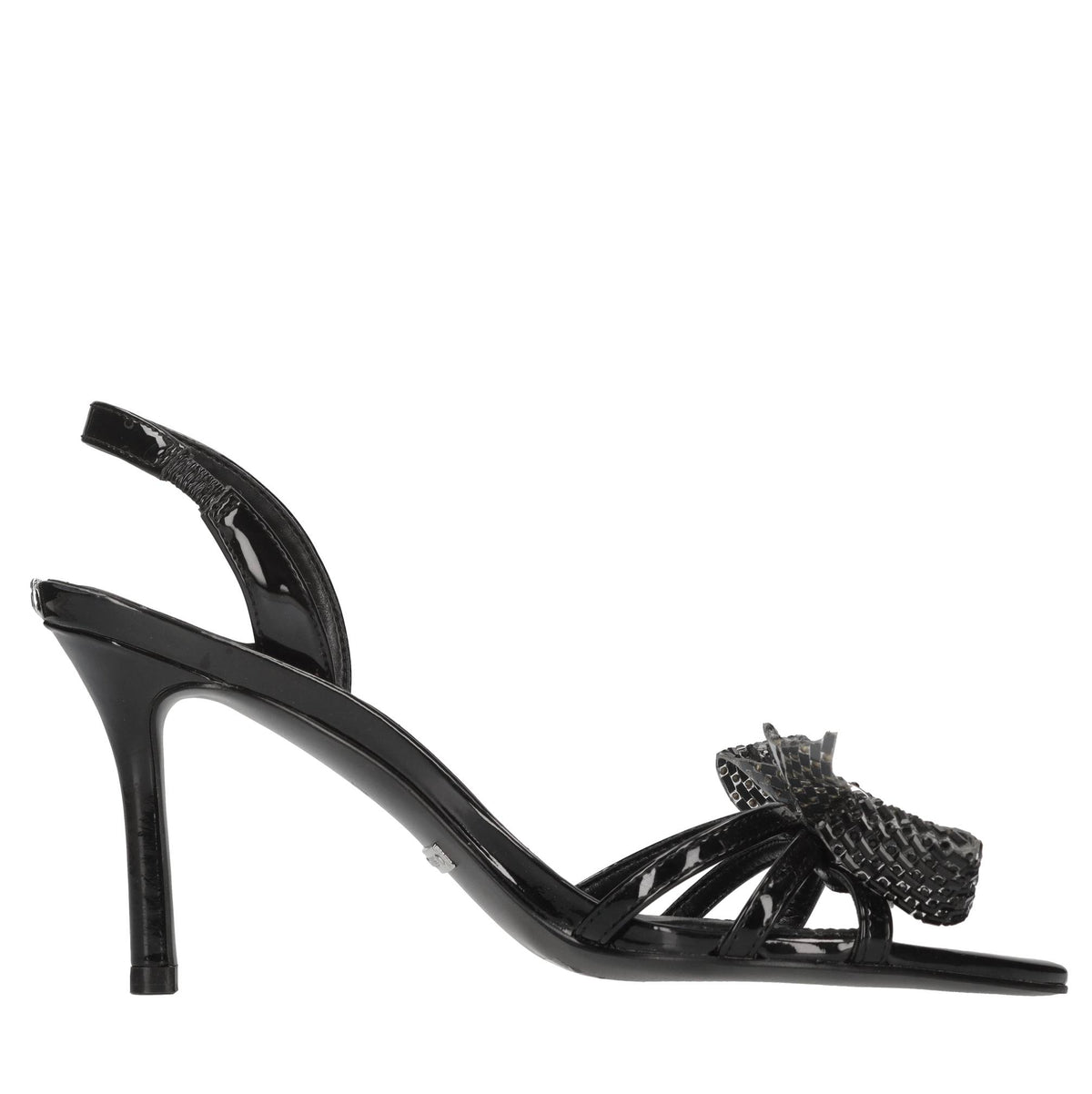 Sandali in ecopelle e strass 