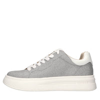 Sneakers in pelle e microglitter 