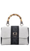 GUESS Karima faux leather and fabric bag