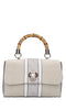GUESS Karima faux leather and fabric bag