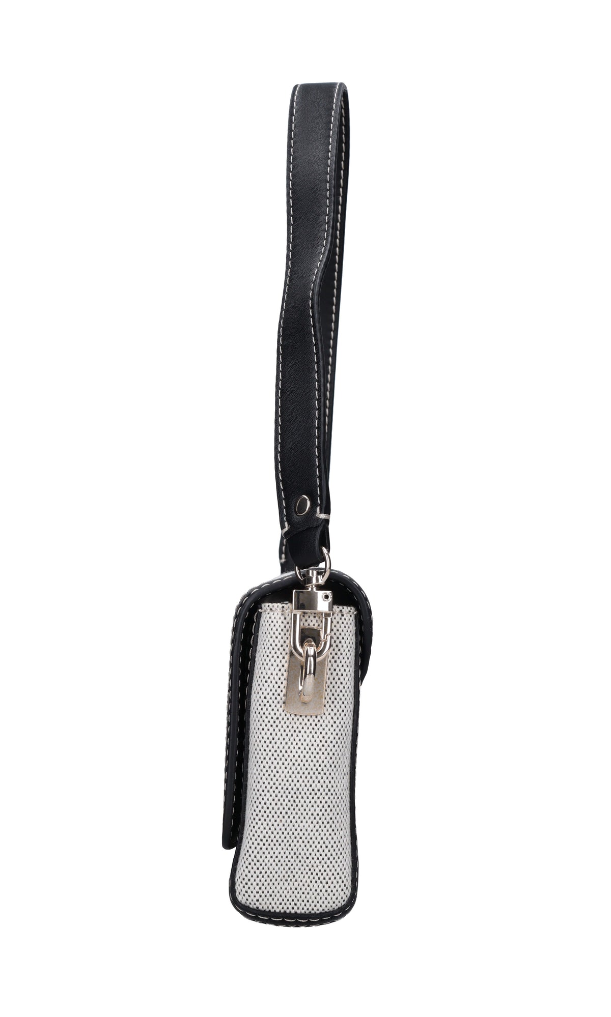 Borsa in tessuto ed ecopelle 