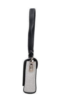 Borsa in tessuto ed ecopelle 