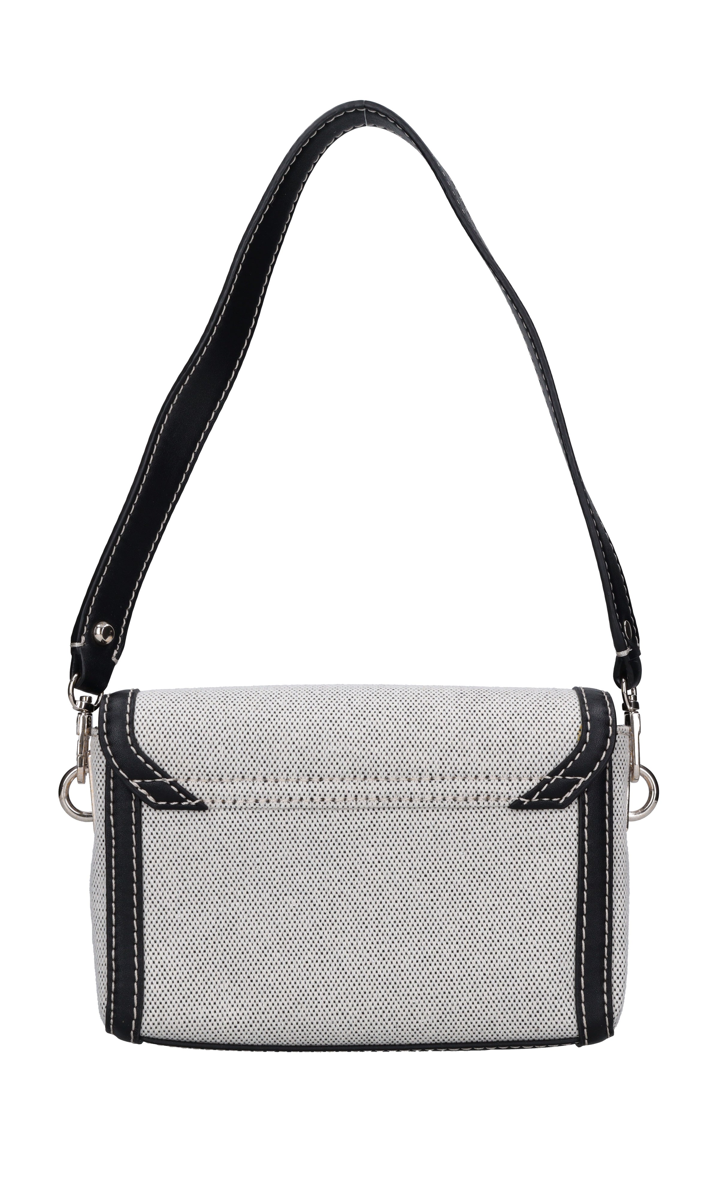 Borsa in tessuto ed ecopelle 
