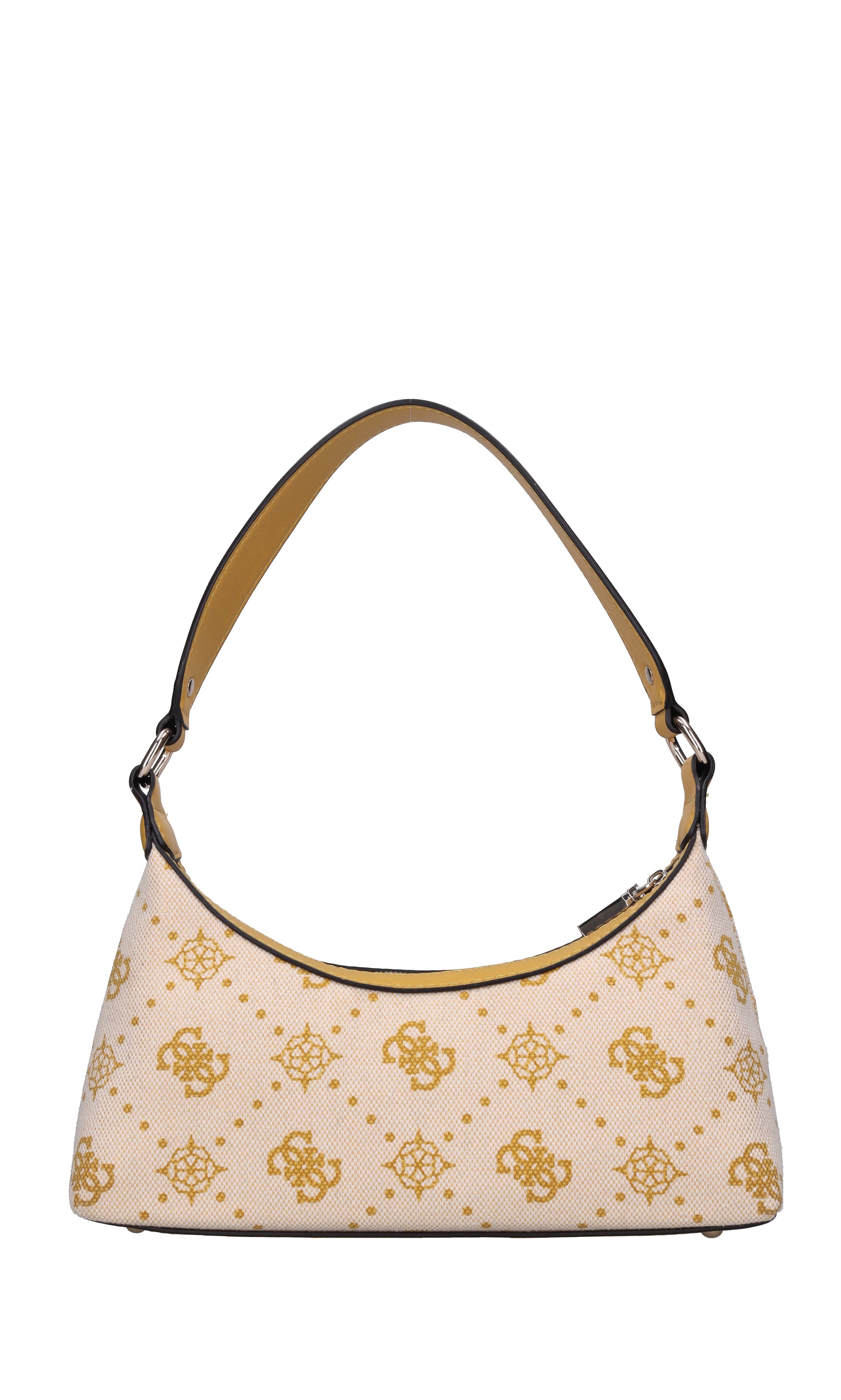 Borsa in ecopelle e tessuto 