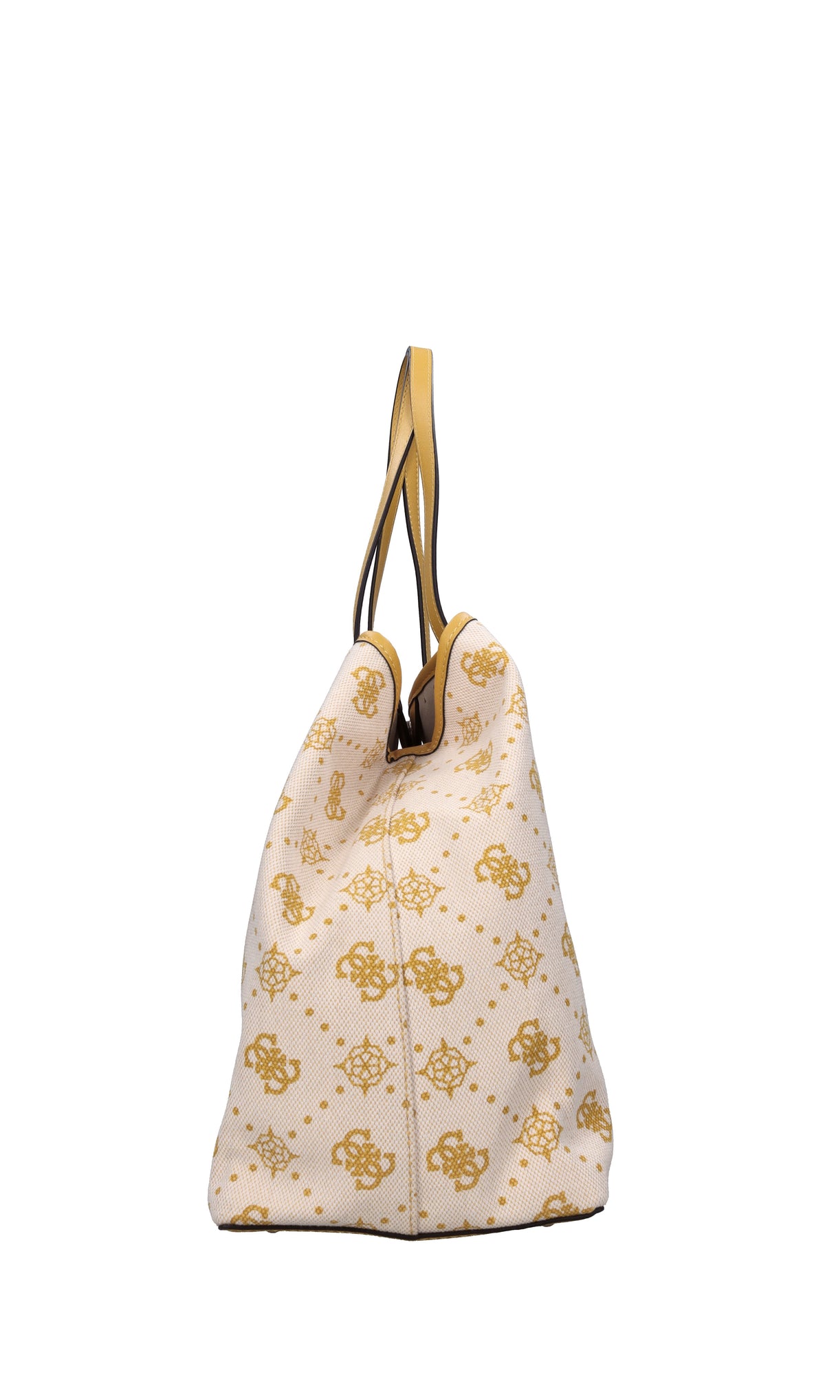 Borsa in ecopelle e tessuto 