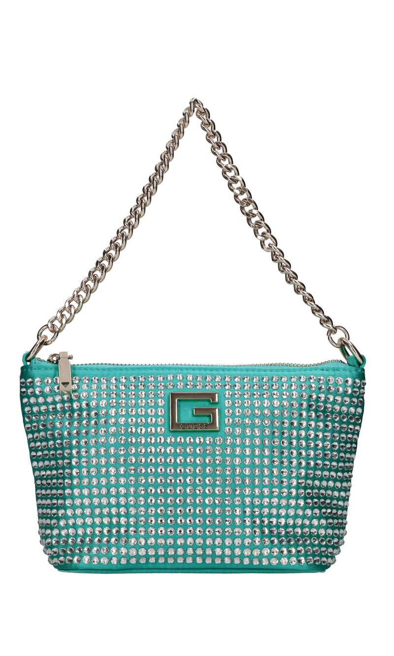 Borsa in raso e strass 