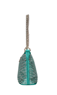 Borsa in raso e strass 