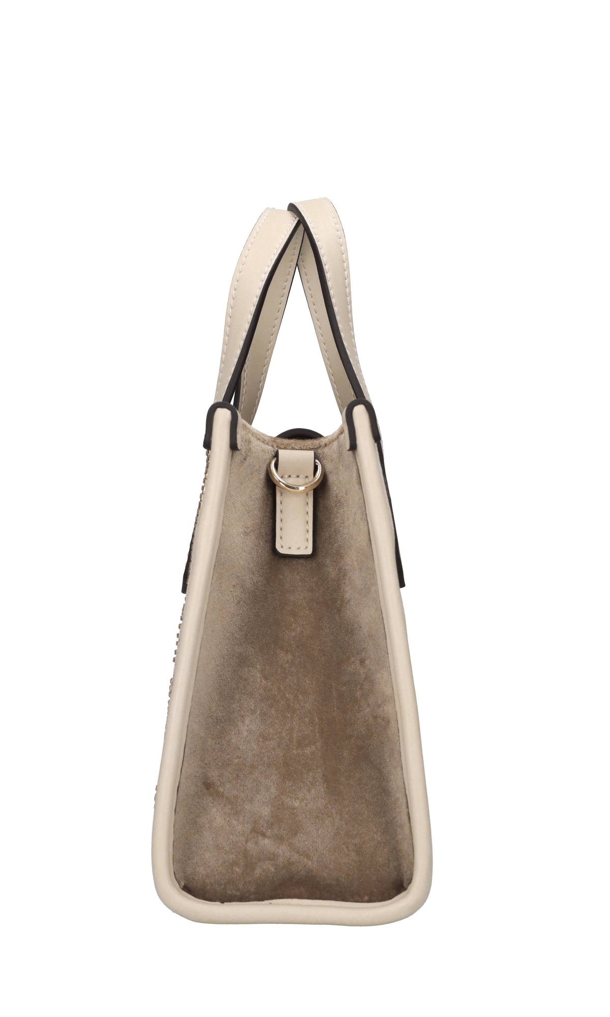 Borsa in velluto ed ecopelle 