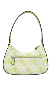 Borsa in ecopelle e tessuto 