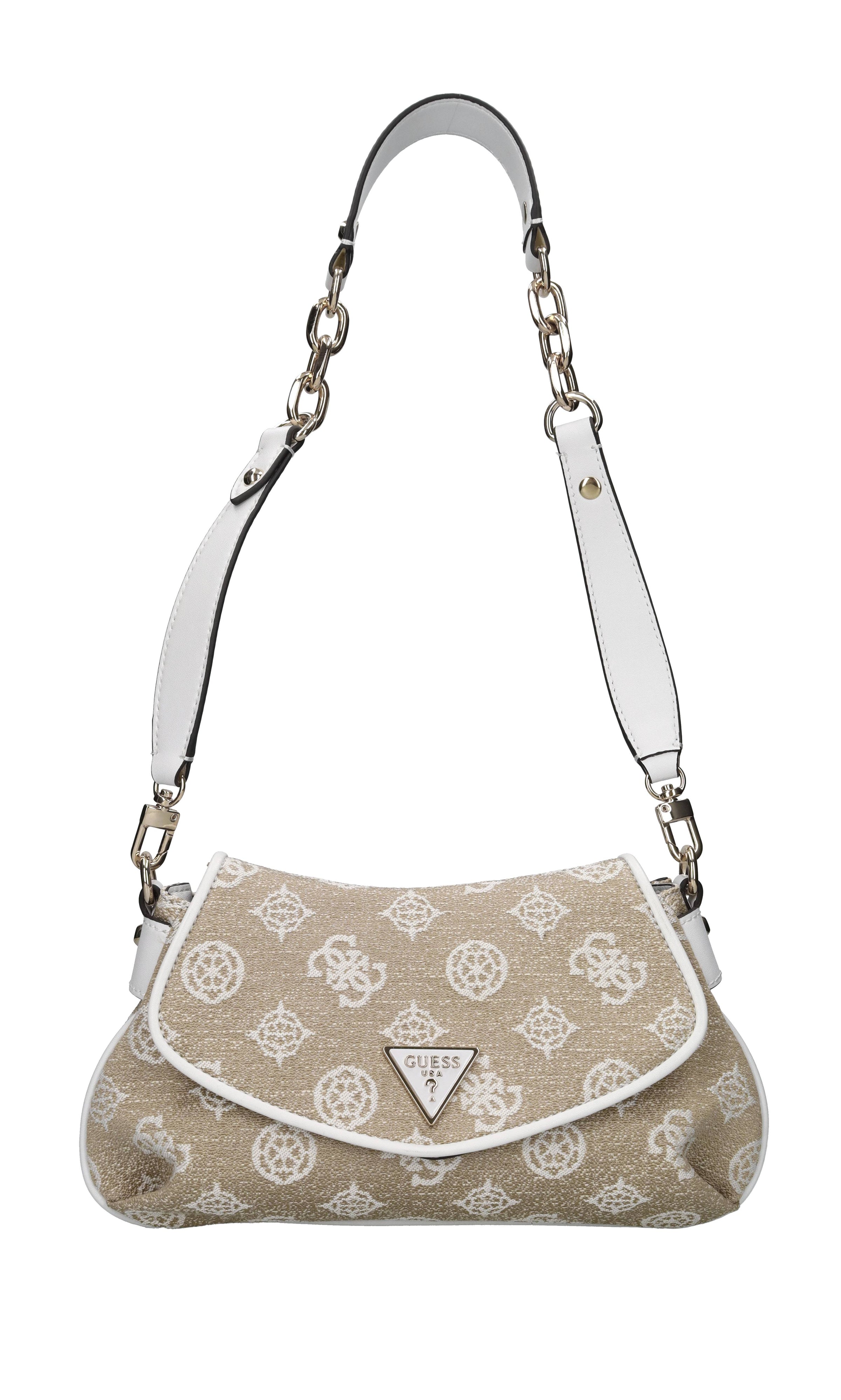 Borsa Beyza in ecopelle e tessuto 