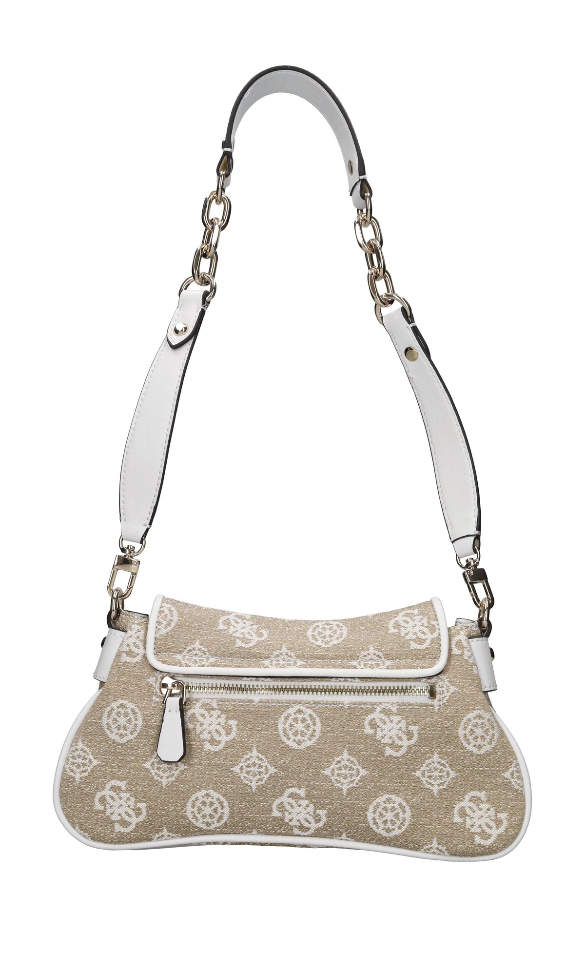Borsa Beyza in ecopelle e tessuto 