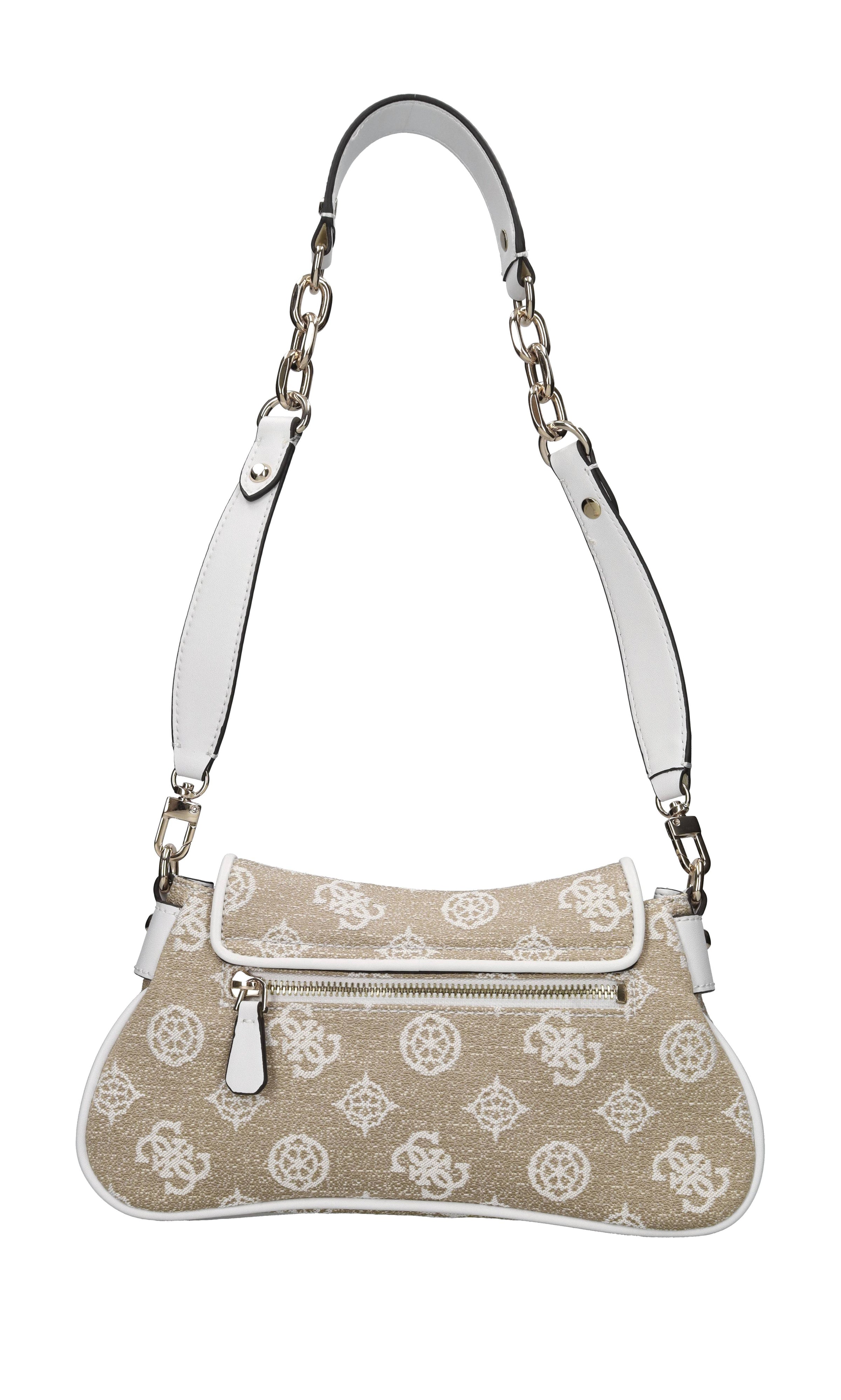 Borsa Beyza in ecopelle e tessuto 
