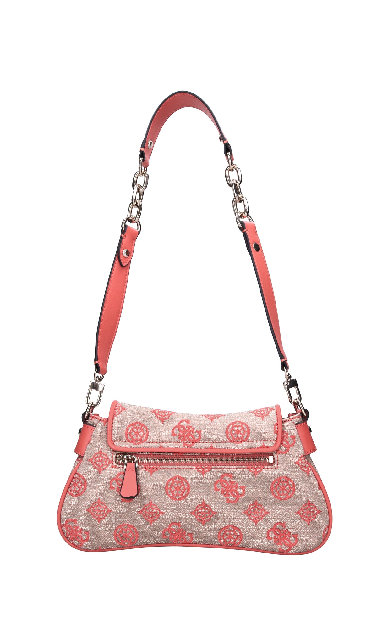 Borsa Beyza in ecopelle e tessuto 