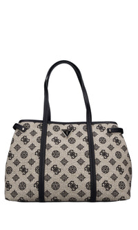 Borsa in tessuto ed ecopelle 
