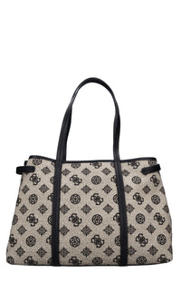 Borsa in tessuto ed ecopelle 