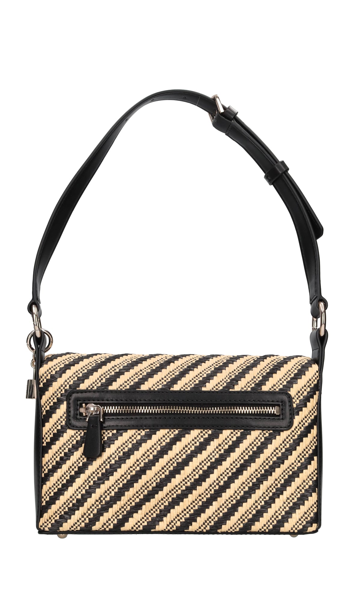 Borsa in ecopelle e rafia 