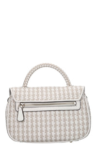 Borsa in ecopelle intrecciata 