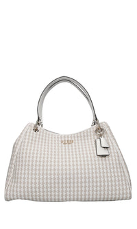 Borsa in ecopelle intrecciata 