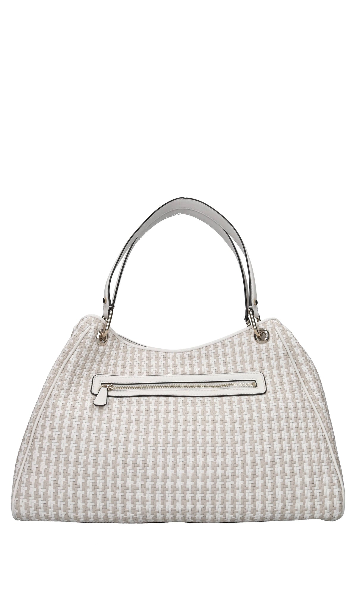 Borsa in ecopelle intrecciata 