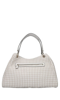 Borsa in ecopelle intrecciata 