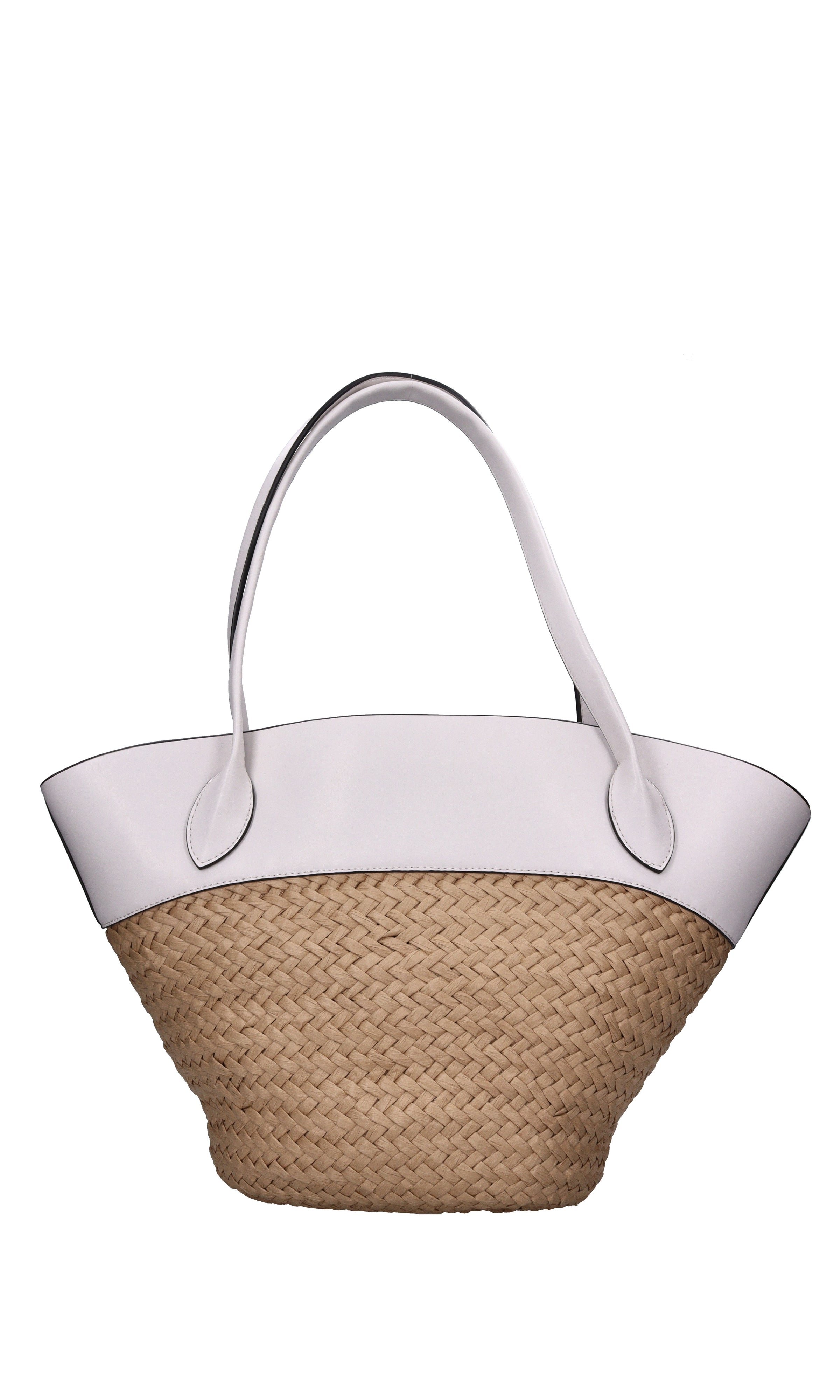 Borsa in ecopelle e rafia 