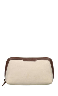 Beauty case in ecopelle e tessuto 