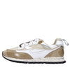 HIDNANDER Leather and Fabric Sneakers