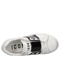 Sneakers in pelle e vernice 