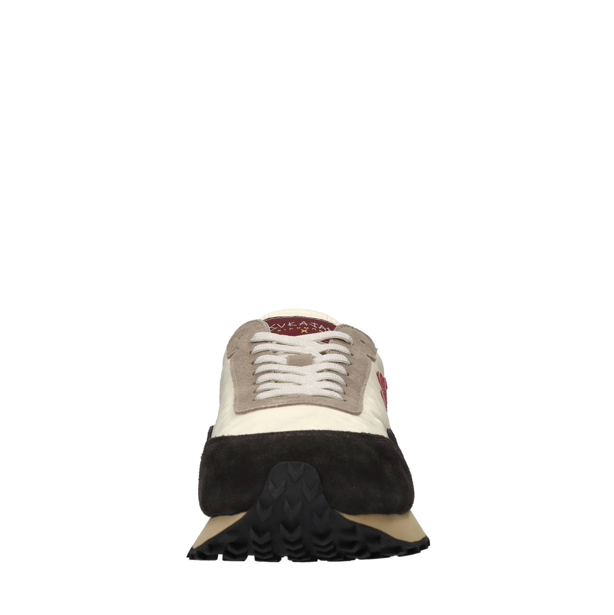 Sneakers in tessuto e camoscio 