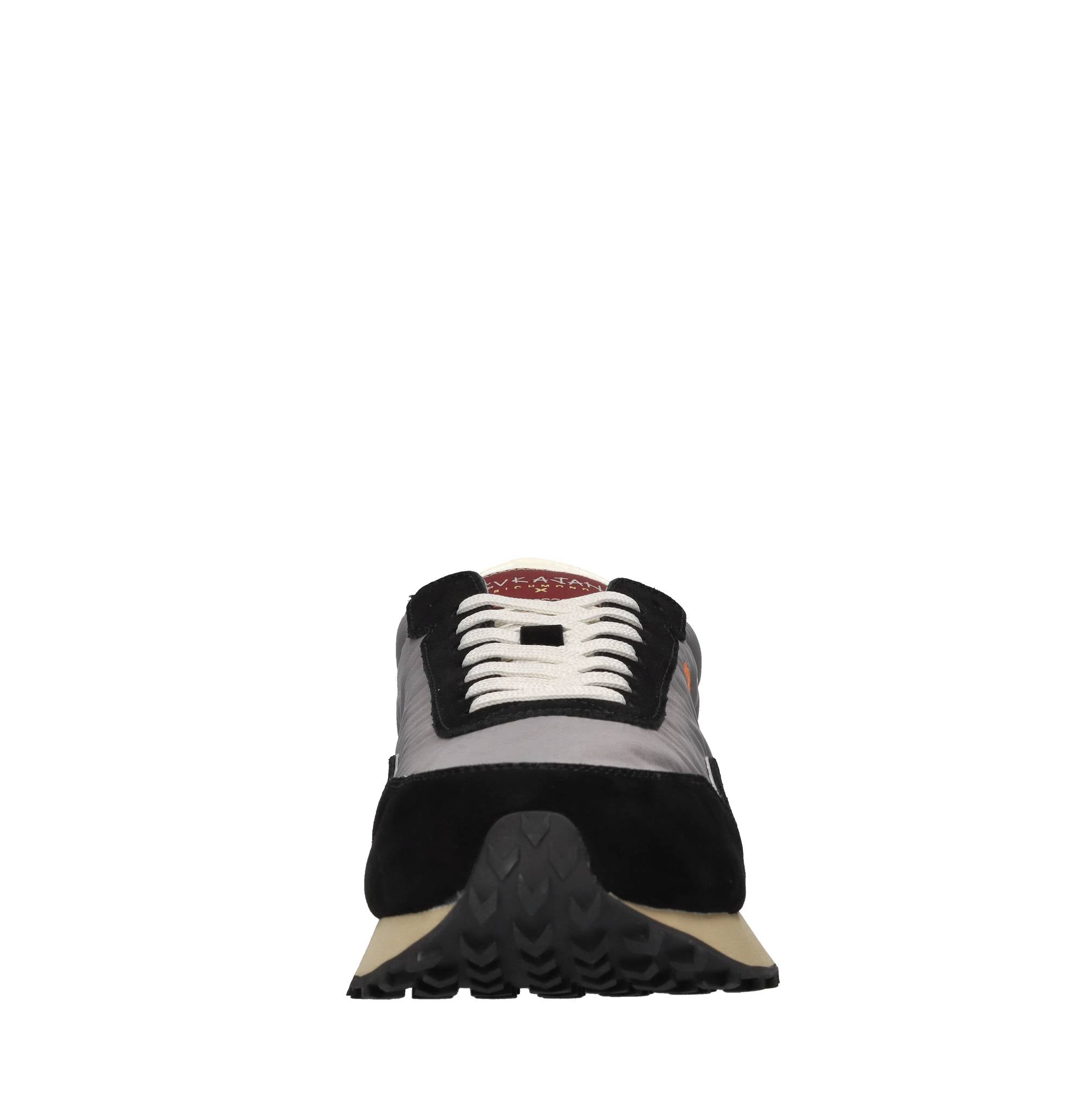 Sneakers in tessuto e camoscio 