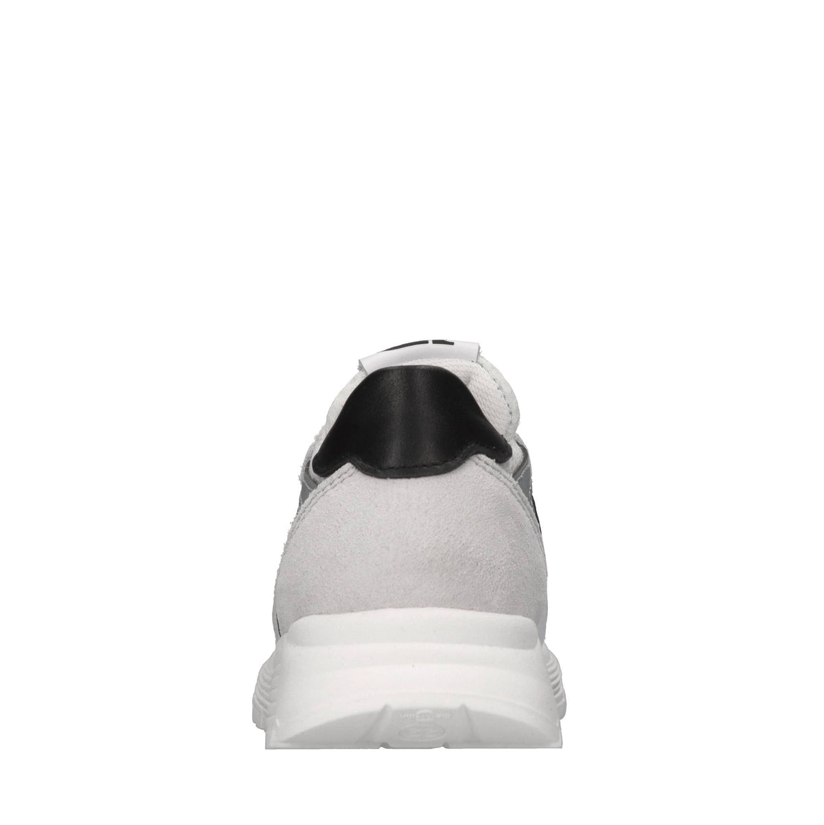 Sneakers in pelle e tessuto 