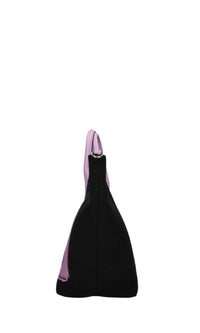 Borsa in tessuto ed ecopelle 