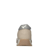 Sneakers in camoscio ecopelle e tessuto 