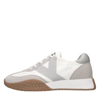 Sneakers in camoscio ecopelle e tessuto 