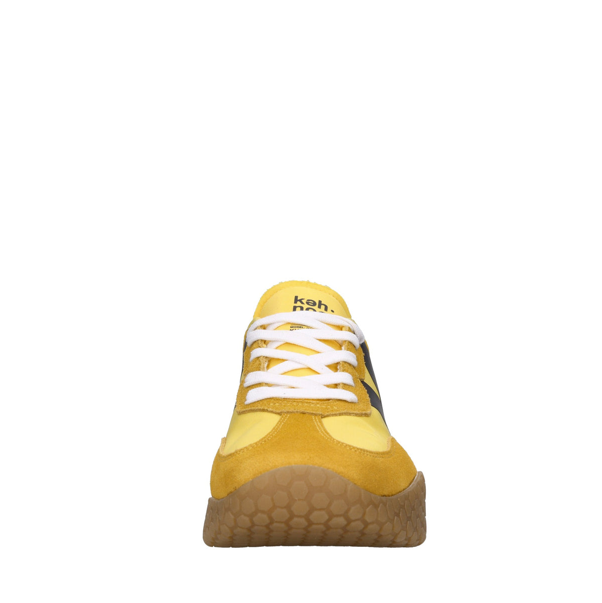 Sneakers in camoscio tessuto e gomma 