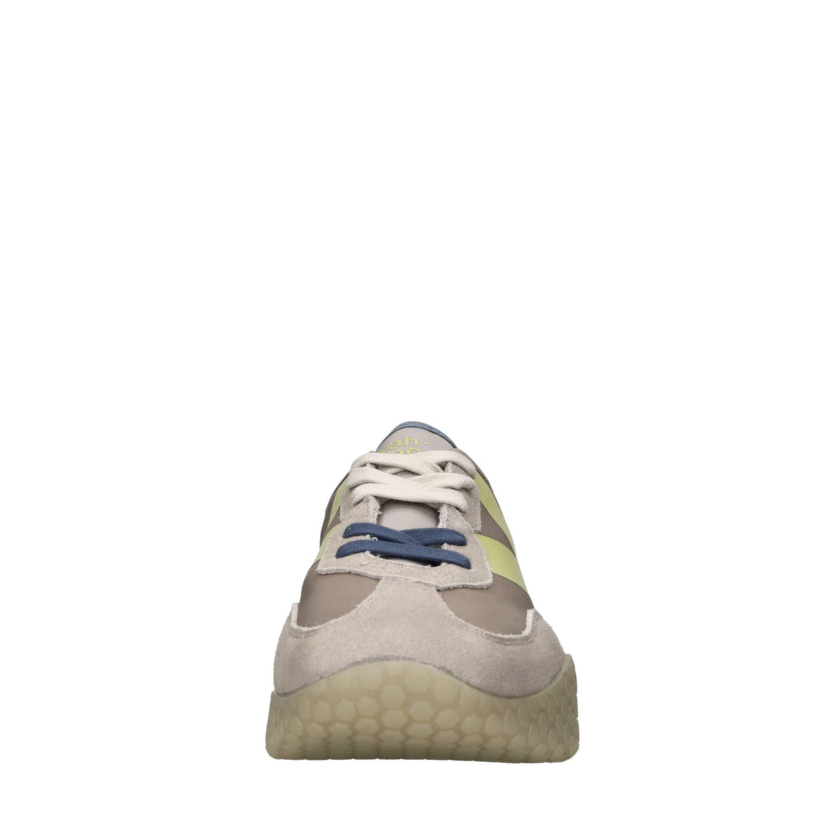 Sneakers in camoscio ecopelle e tessuto 