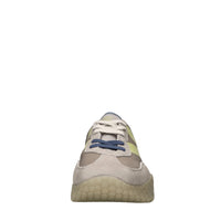 Sneakers in camoscio ecopelle e tessuto 