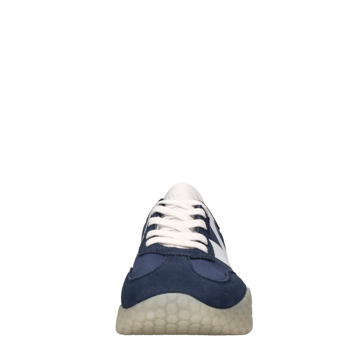 Sneakers in camoscio ecopelle e tessuto 