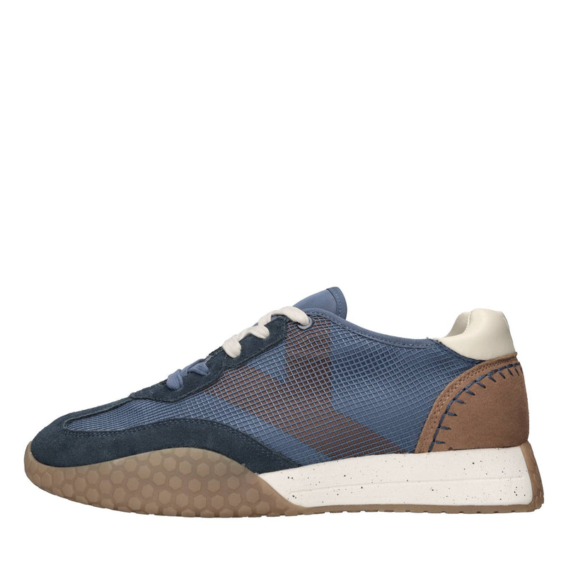 Sneakers in camoscio ecopelle e tessuto 