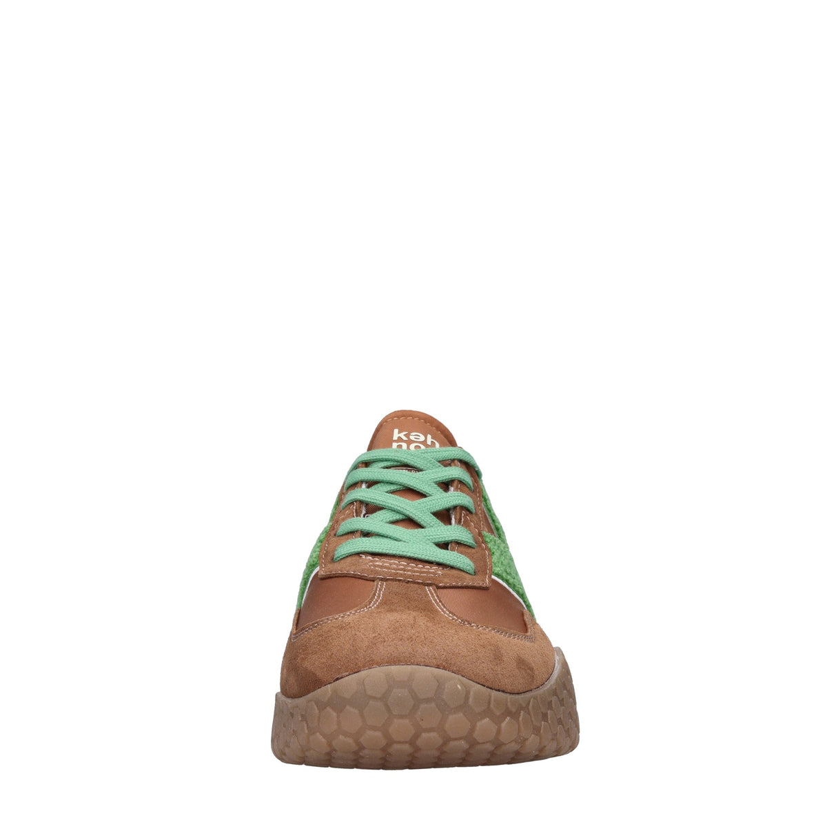 Sneakers in camoscio, tessuto e gomma 