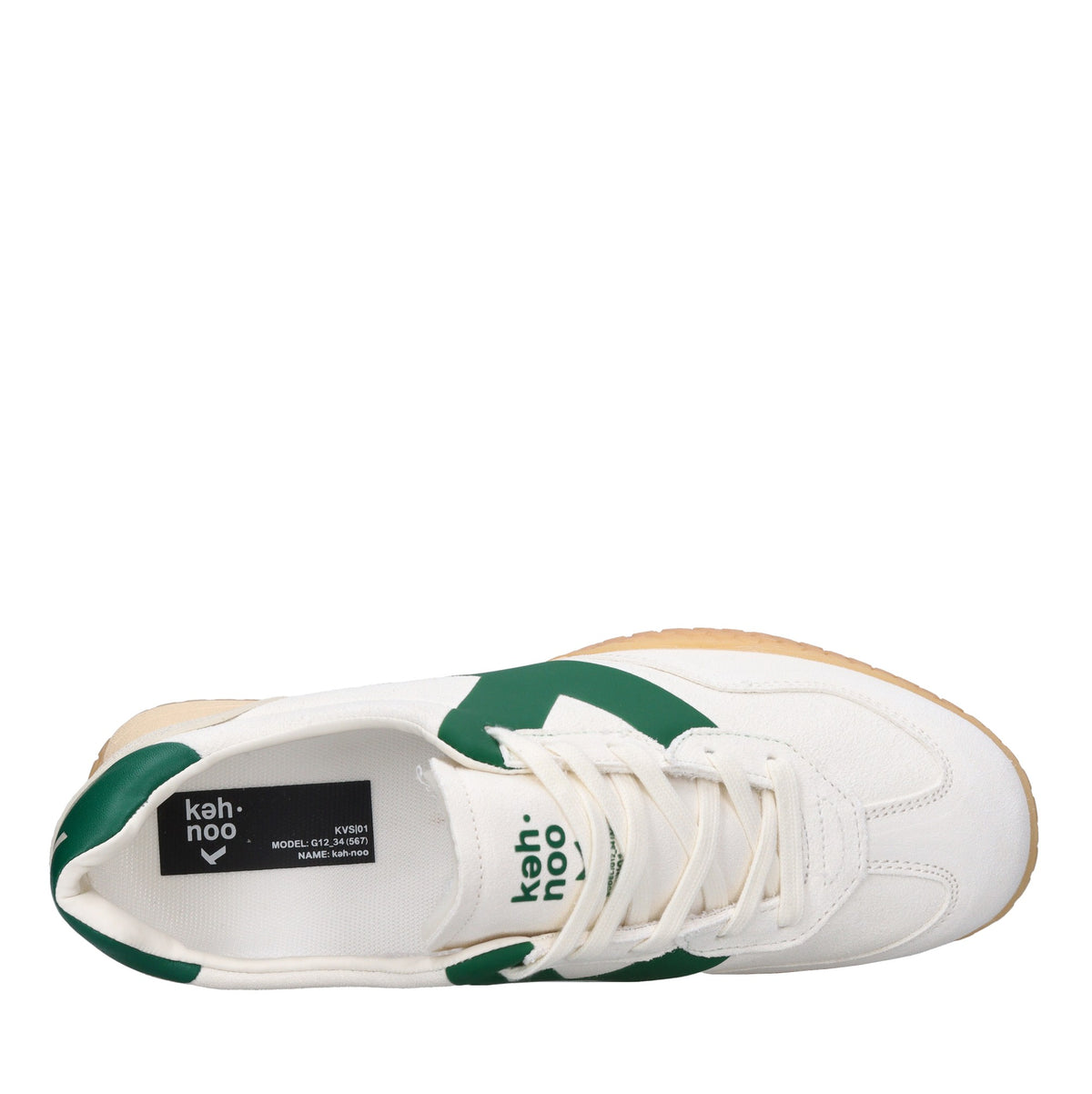 Sneakers in camoscio, tessuto e gomma 