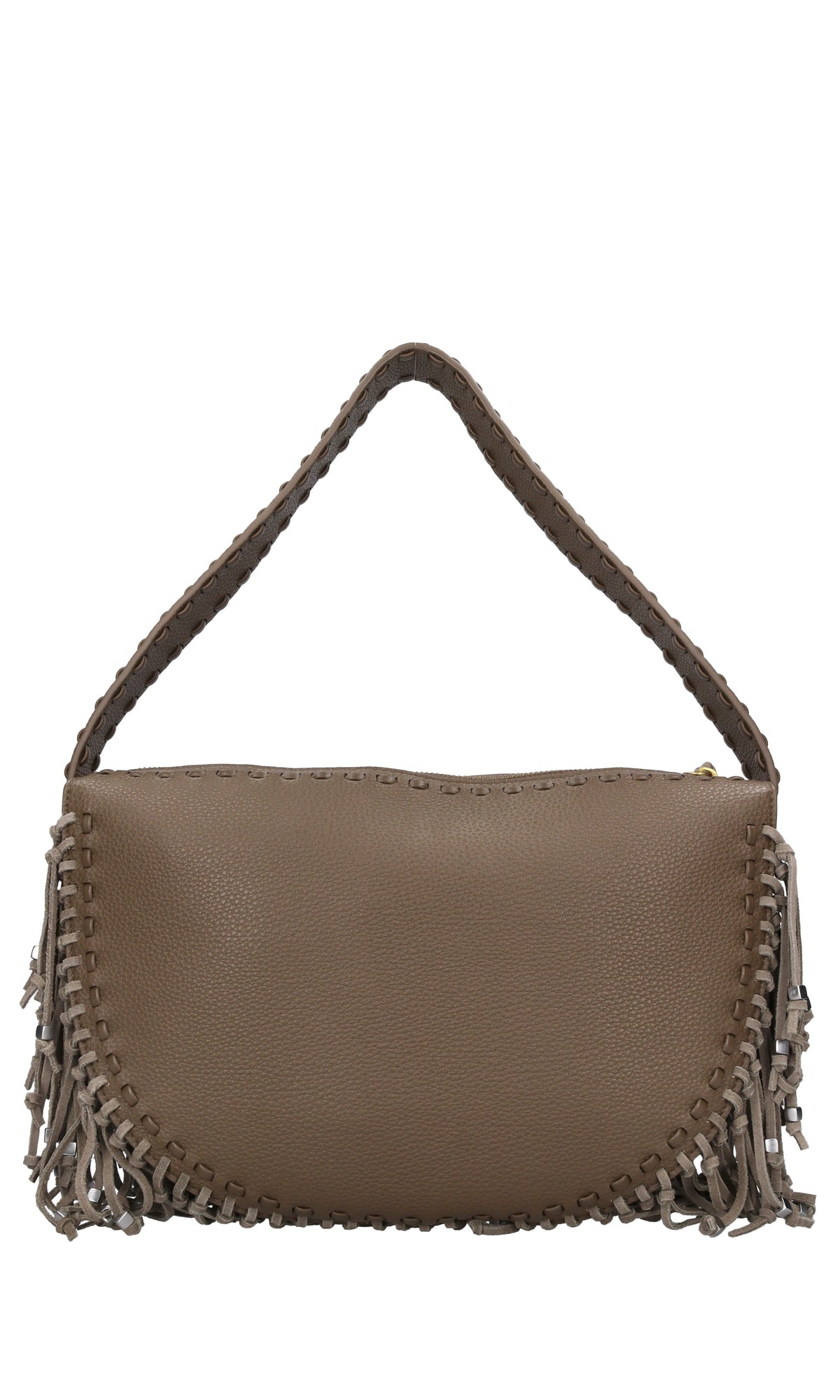 Borsa Jungle Fringe in pelle ed ecopelle 
