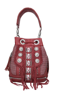Borsa Ethnic Bucket ecopelle 