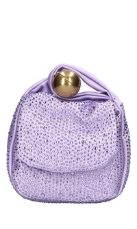 Borsa Night Edition in raso e strass 