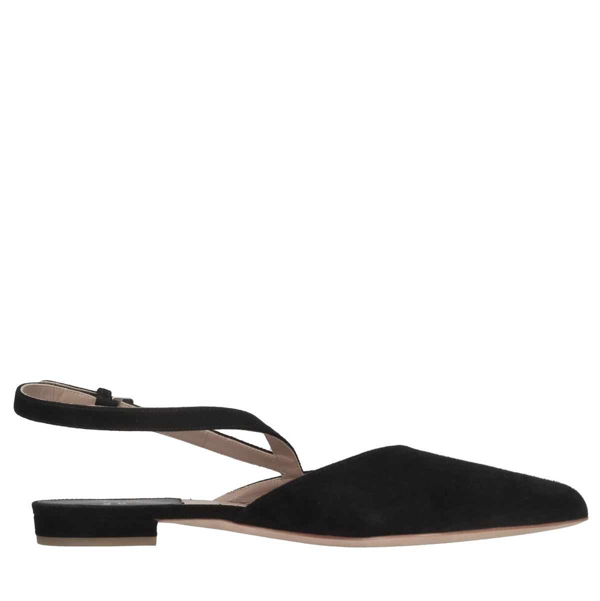 Ballerine slingback Anael in camoscio 